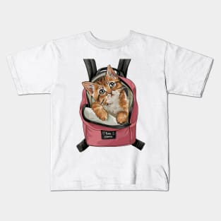 Say Cheese Cat Kids T-Shirt